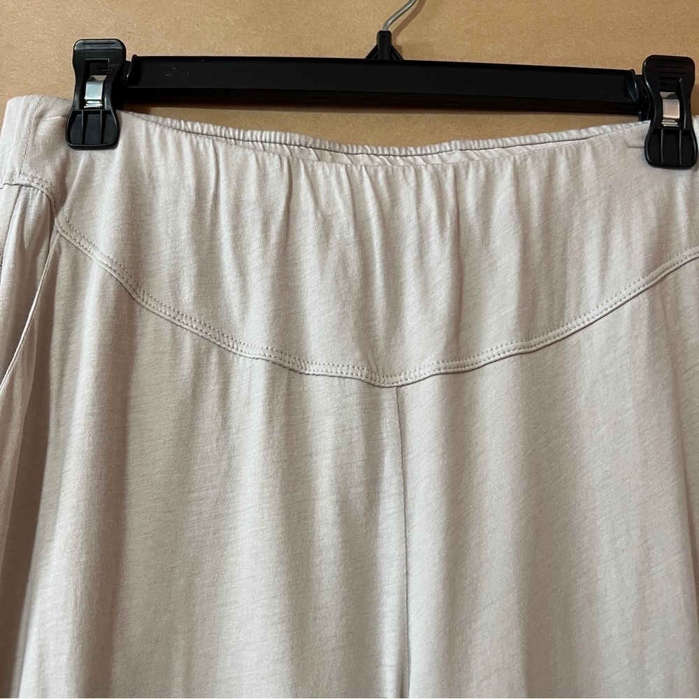 Lunya Pima Cotton Double Layer Sleep Pants ivory sz Large - original style - Picture 6 of 16